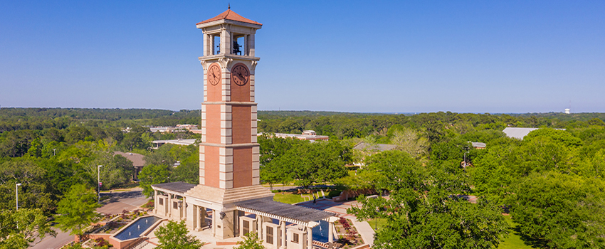 Moulton Tower aerial view.