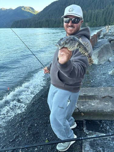 Grad student fishing in Alaska