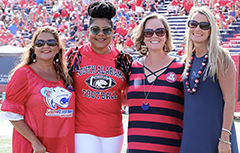 CEPS Alumni and faculty at Jags game.