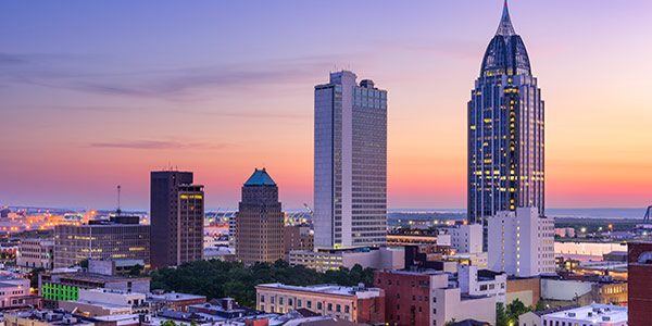 Mobile City Skyline