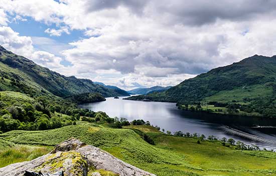 Scotland mountains and river.