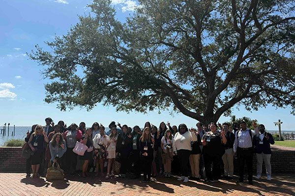 Group photo from Your Career, Your City trip to The Grand