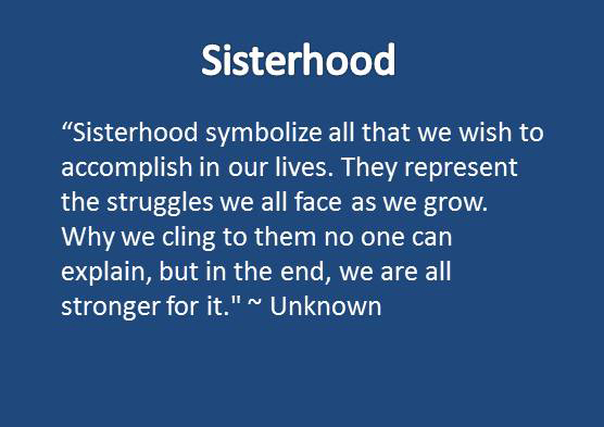 Sisterhood Quote