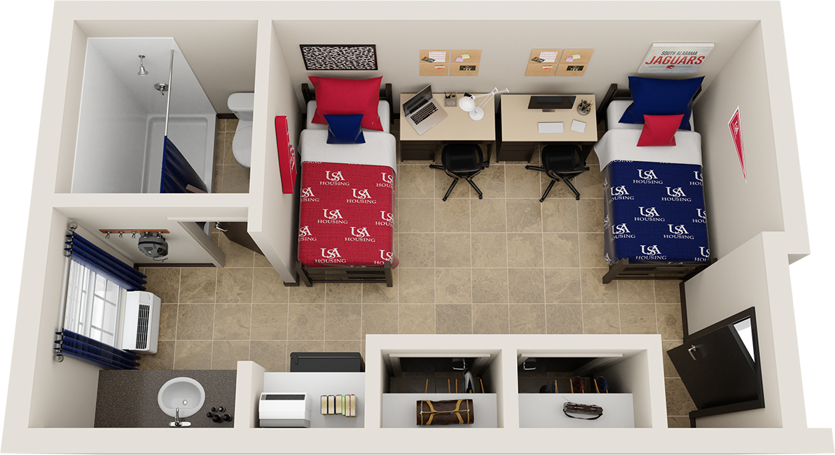 3D floor plan of Epsilon