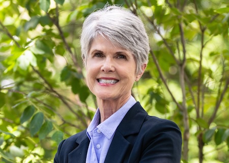 headshot of Dr. Jo Ann Otts in a blue blazer and light blue shirt