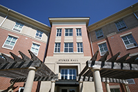 media relations photography - Stokes Hall main entrance