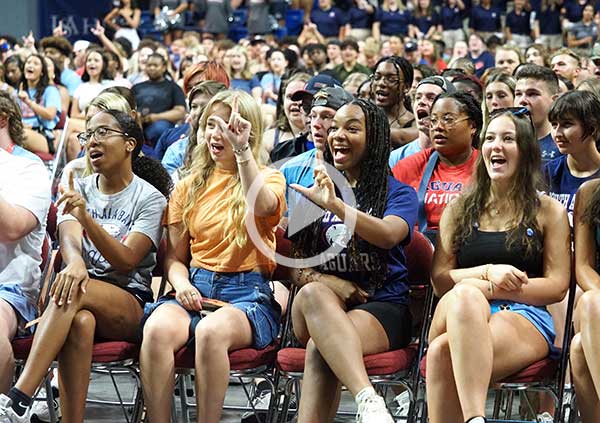 Students at Convocation